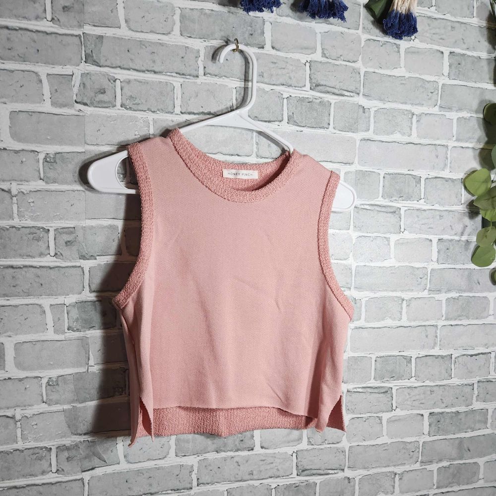 Honey Punch Size S Light Pink Crop Top